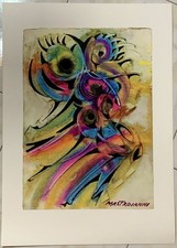 STAMPA UMBERTO MASTROIANNI Tav. 10 Le tre grazie, 1984 Ed. Seat