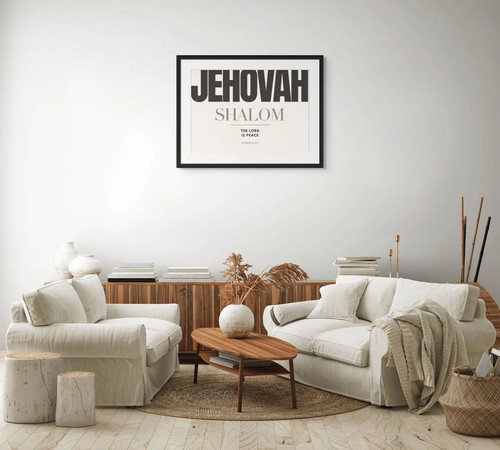 Geova jireh grande stampa - jireh,