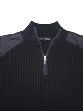 Maglione Cotone Zara Uomo Cotone Taglia M Nero con zip