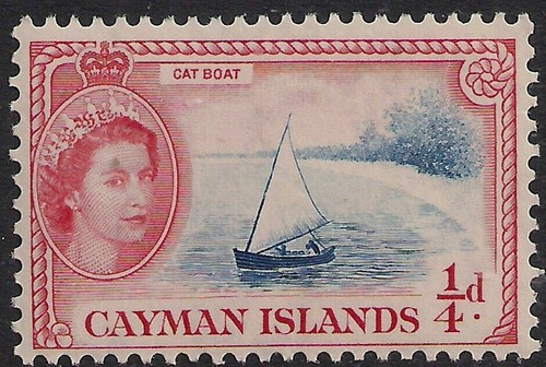 Isole cayman 1955 - sg148, qeii