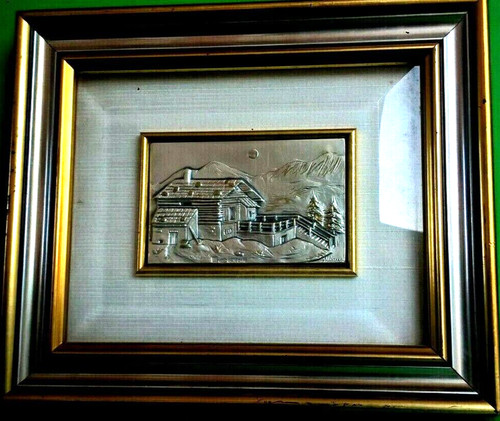 Quadro bassorilievo argento - quadro,