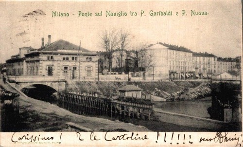 Milano ponte sul naviglio - ponte,