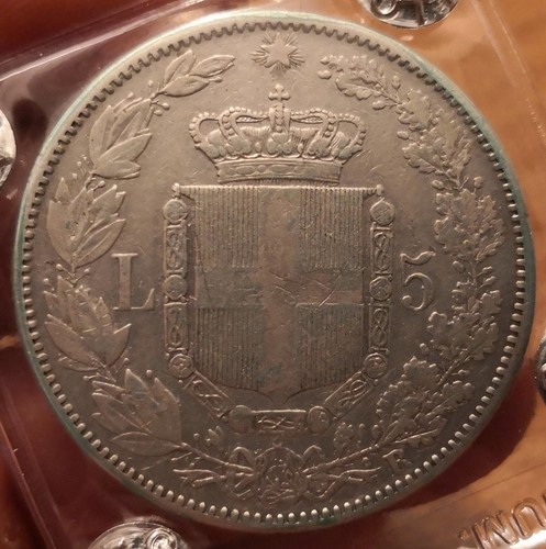 Moneta lire 1878 umberto - moneta, i