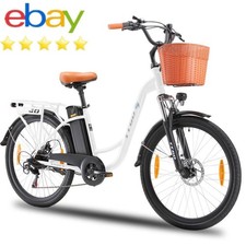 Bicicletta elettrica TTGO C2 26'' City EBike 36V/14,5Ah Pedelec Shimano 6 velocità unisex