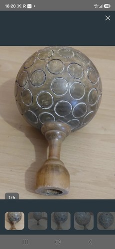 Pomolo antico legno - antico, in
