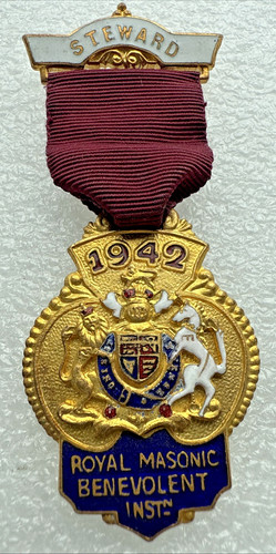 1942 masonic rmbi steward - 1942,