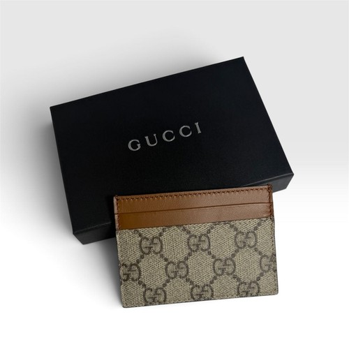 Portacarte gucci supreme - gg,