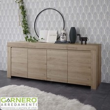 Madia 4 ante Rovere Cadiz credenza design moderno HALSTON