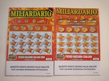 GRATTA E VINCI COPPIA - IL MILIARDARIO E NEW - DA EURO 5 USATI,NON VINCENTI