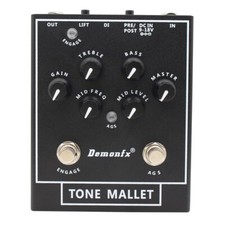 Demonfx Preamplificatore Mallet Tono Pedale Effetto Basso Alta Qualità / Direct Box