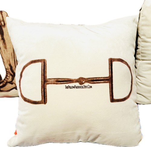 Cuscino tema equitazione - cuscino,