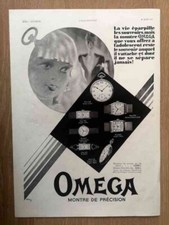 Publicité de 1931 - Montres OMGA Miramay + Chapeaux Fléchet hommes - 1912
