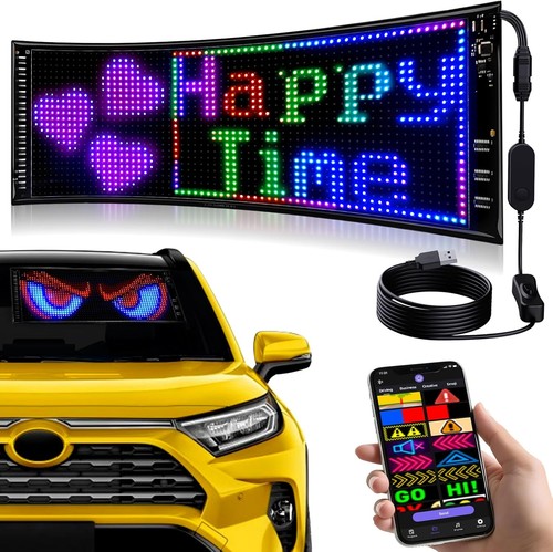 Schermo display usb led auto - led,