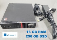 PC LENOVO M715Q MINI AMD A6 8570 R5 3,4 GHz 16 GB RAM 256 GB SSD + ALIMENTATORE