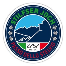 Adesivo Sticker Passo Stelvio