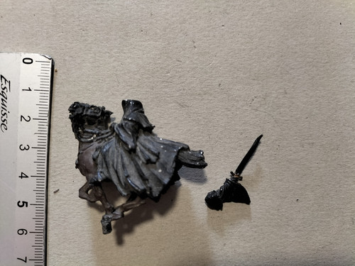 Figurine metal nazgul cavalier - metal,