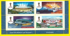 RUSSIA 2015 7990/93 Campionati del Mondo di Calcio 2018 Stadi - New Set 4