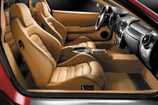 SET COMPLETO SEDILI FERRARI F430 IN PELLE DI COLOR MARRONE RARI IN OTTIMO STATO