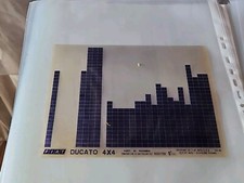Fiat Ducato 4x4  Microfiches Parti Ricambio Quinta  Edizione 