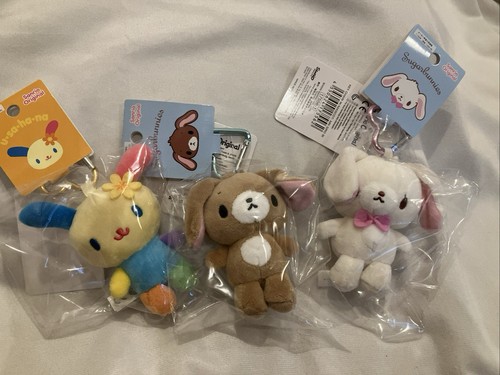 Tre mini portachiavi - , peluche