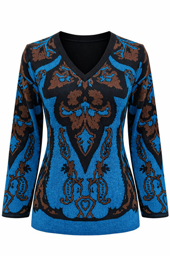 52117 maglia donna scollo v - maglia, a