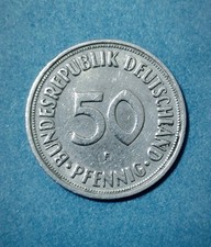 Moneta da 50 Pfennig - F -