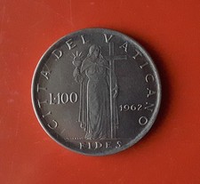 100 LIRE 1962 VATICANO [V752]