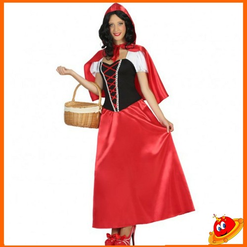 Costume donna lady cappuccetto - costume,