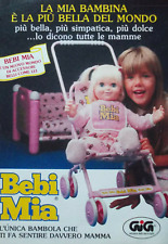 Pubblicità Advertising Werbung Italian Clipping 1989 BAMBOLA BEBI MIA ACCESSORI.