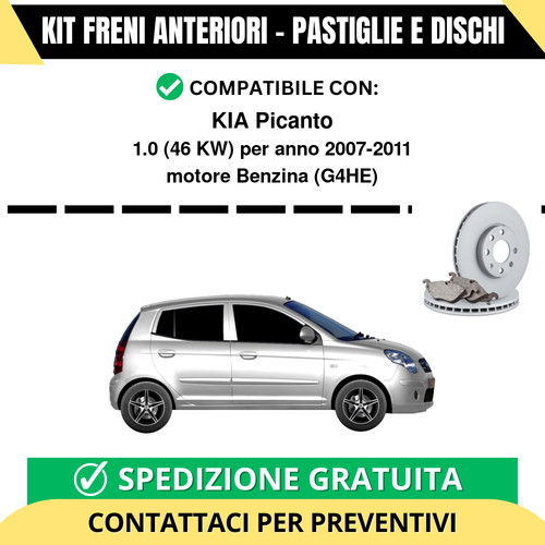 Kit freni anteriori pastiglie - freni,