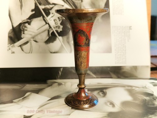 Portacandele vaso ottone - portacandele/vaso, in