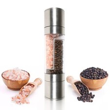 Set Macina pepe e sale Manuale 2 in 1 Macinaspezie Acciaio Inossidabile
