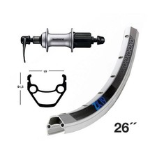 ruota posteriore 26x19