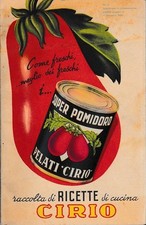 RACCOLTA DI RICETTE DI CUCINA  -CIRIO-