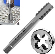 Maschio filettato metrico M10 X 1, HSS, filettatura fine M10, filettatura fine M