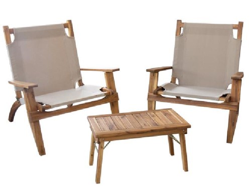 Set acacia garden wood - set,