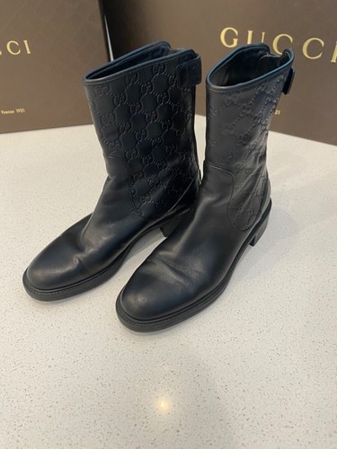 Gucci stivaletto donna pelle