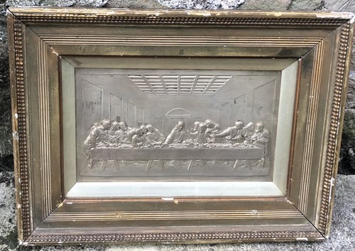 Antique the last supper - 'the, supper'
