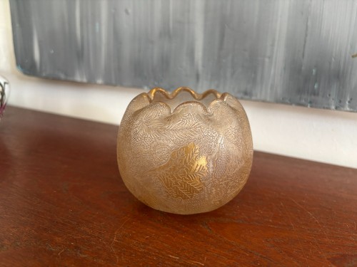 Vase boule verre dégagé - vase,