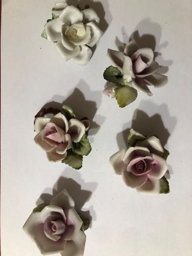 Lotto rose porcellana - 5,