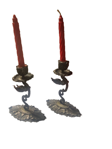 Coppia candelabri - coppia, di