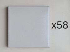 58 piastrelle 10x10cm bianche