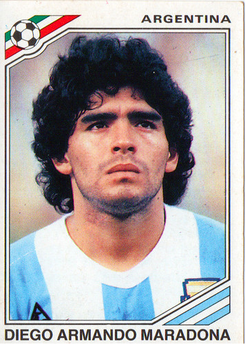 Figurina panini maradona - figurina,