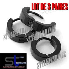 Lot 3 Pairs Men's Earrings New