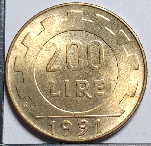 200 lire 1991 italie italy - 1991,