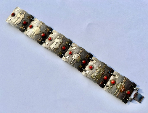 Braccialetto argento oro - braccialetto,