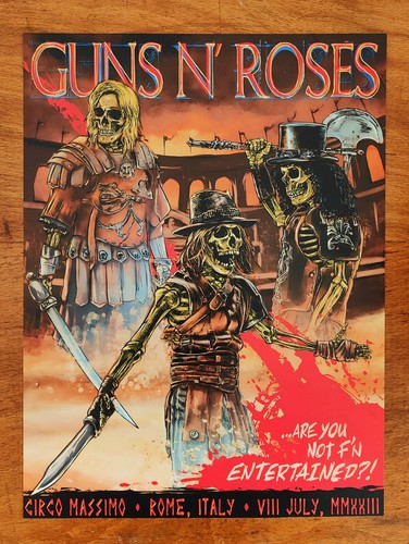 Poster locandina guns n - "guns,