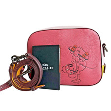 Borsa a tracolla Coach x Disney Collaboration Topolino borsa per fotocamera rosa