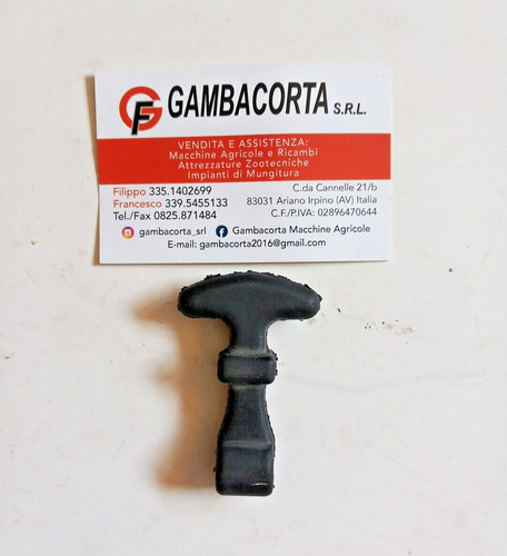 Tirante cofano gomma corto - tirante,