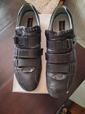 Cesare Paciotti, Italia. Scarpe driver Uomo con cinturino in pelle nera, Slip on